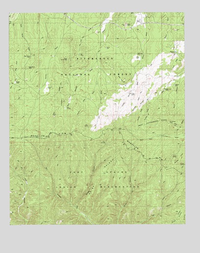 Day Spring, AZ USGS Topographic Map