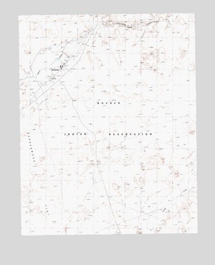 Dennehotso, AZ USGS Topographic Map