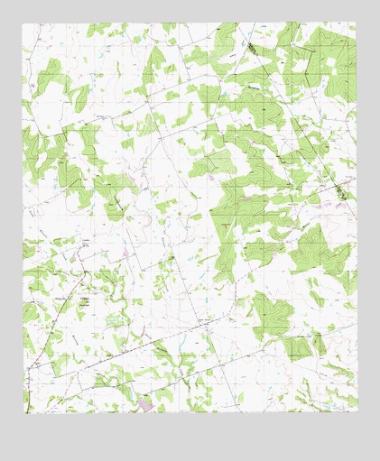 Caradan, TX USGS Topographic Map