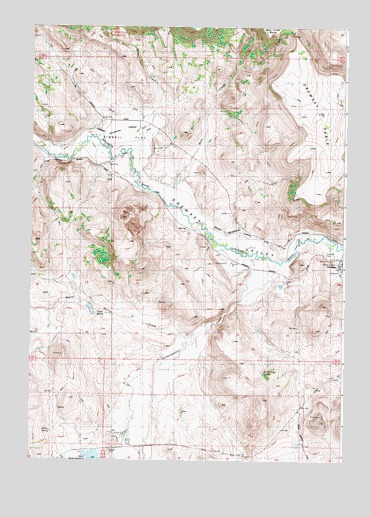 Drewsey, OR USGS Topographic Map