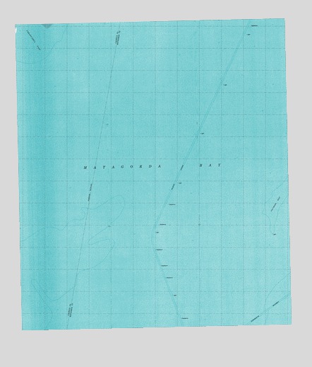Carancahua Pass, TX USGS Topographic Map