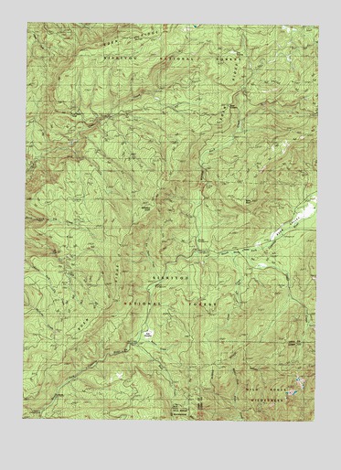 Eden Valley, OR USGS Topographic Map