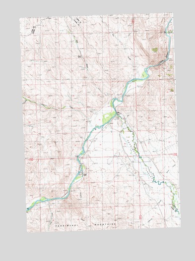 Ellis, ID USGS Topographic Map