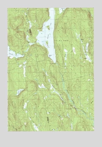 Endless Lake, ME USGS Topographic Map