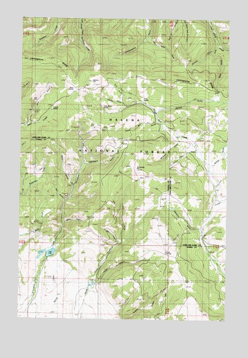 Esmeralda Hill, MT USGS Topographic Map