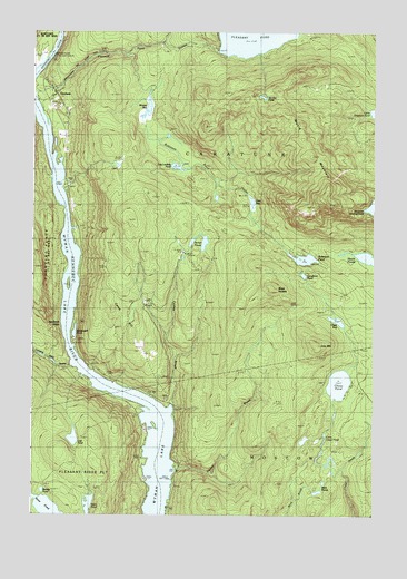 Caratunk, ME USGS Topographic Map