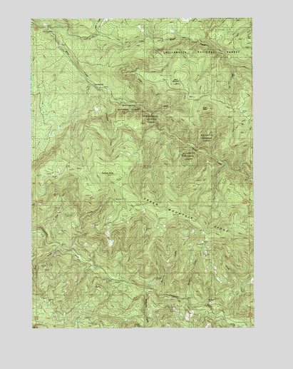 Farmers Butte, OR USGS Topographic Map