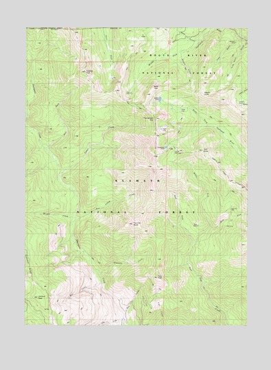 Figurehead Mountain, CA USGS Topographic Map