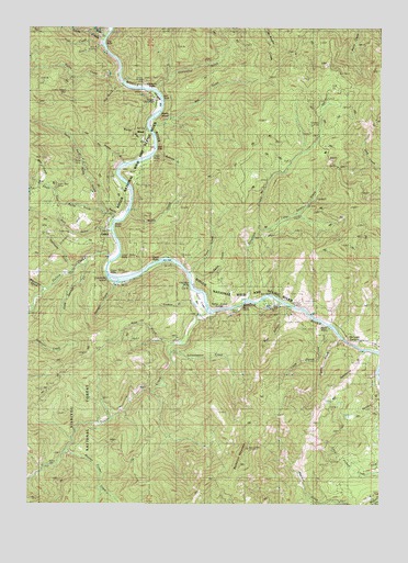 Galice, OR USGS Topographic Map