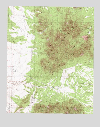 Golden, NM USGS Topographic Map