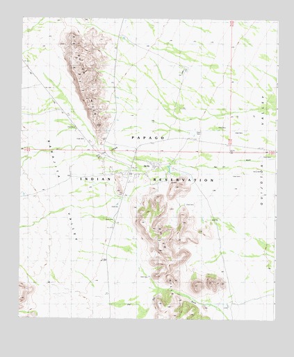 Gu Vo, AZ USGS Topographic Map