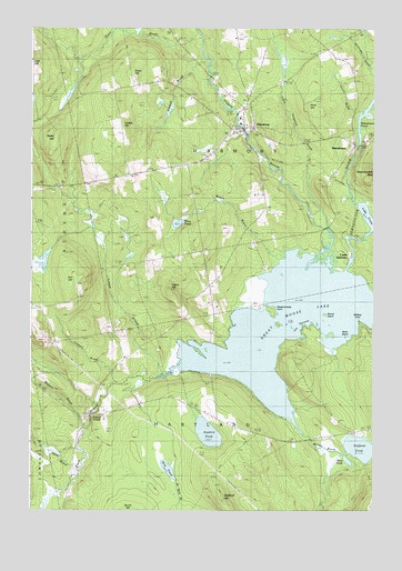 Harmony, ME USGS Topographic Map