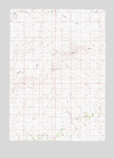 Alta Creek, WY USGS Topographic Map