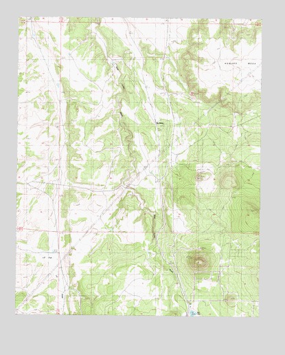 Howard Mesa, AZ USGS Topographic Map