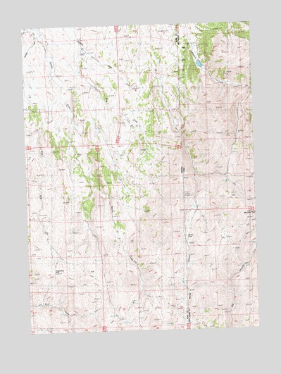 Judd Mountain, UT USGS Topographic Map