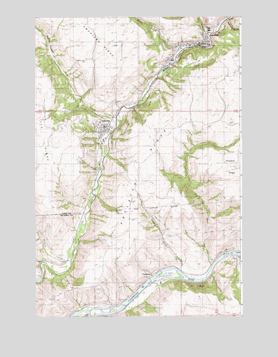 Juliaetta, ID USGS Topographic Map