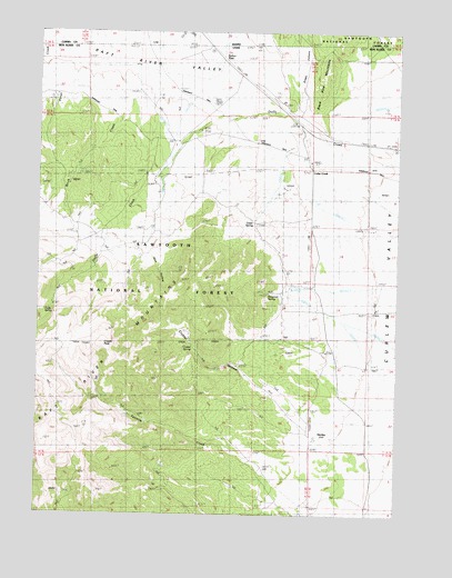 Kelton Pass, UT USGS Topographic Map