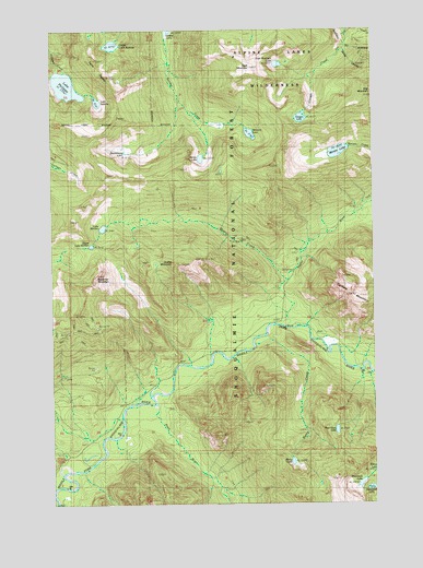 Lake Philippa, WA USGS Topographic Map