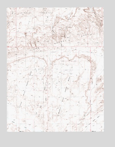 Little Wild Horse Mesa, UT USGS Topographic Map