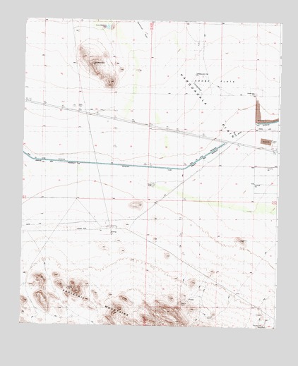 Lone Mountain, AZ USGS Topographic Map