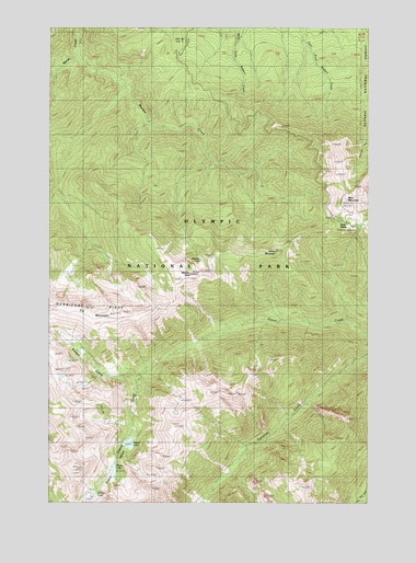 Maiden Peak, WA USGS Topographic Map