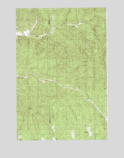 McGary Butte, ID USGS Topographic Map