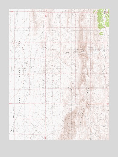 Moss Creek, NV USGS Topographic Map
