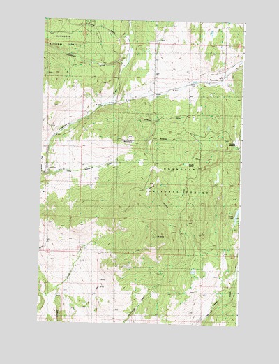 Mount Annie, WA USGS Topographic Map