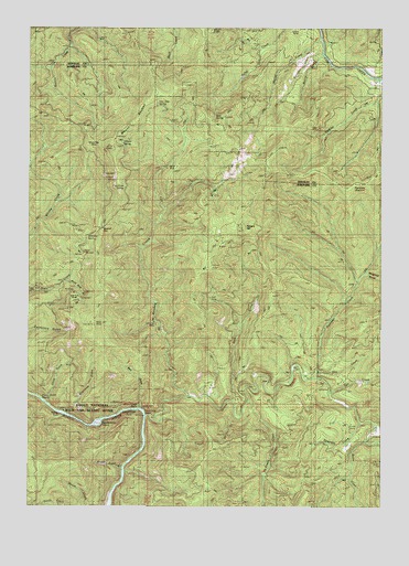 Mount Reuben, OR USGS Topographic Map