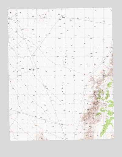 Murphy Gap SE, NV USGS Topographic Map