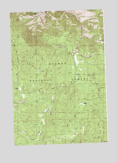 Napoleon Hill, ID USGS Topographic Map
