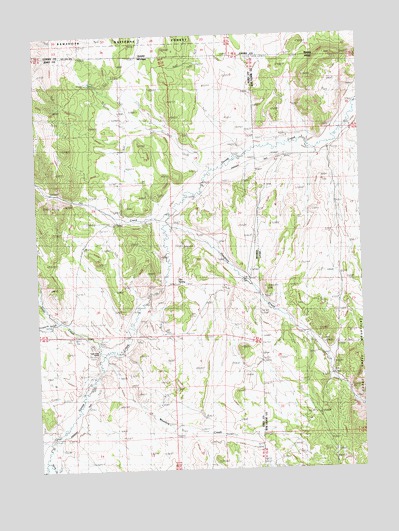 Nile Spring, NV USGS Topographic Map
