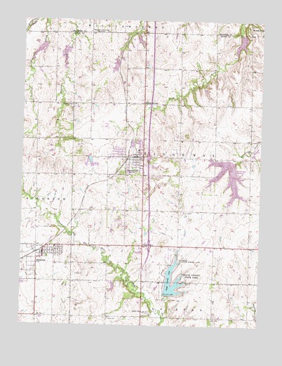 Carbondale, KS USGS Topographic Map