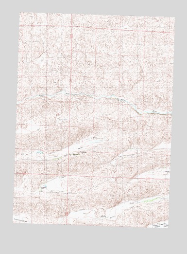 North Valley, NE USGS Topographic Map