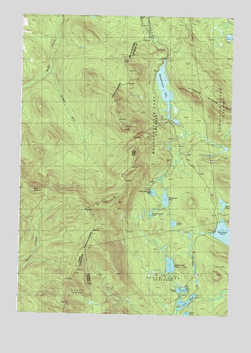 Northwest Pond, ME USGS Topographic Map