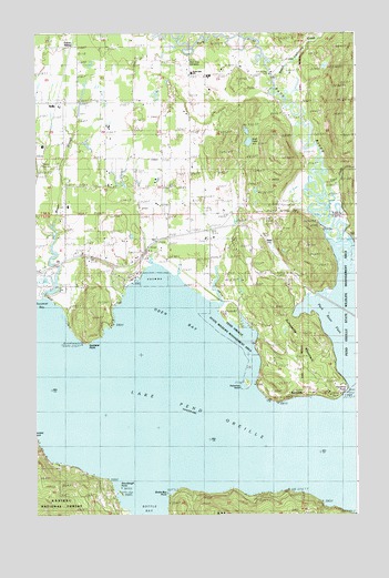 Oden Bay, ID USGS Topographic Map