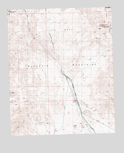 Osborne Well, AZ USGS Topographic Map