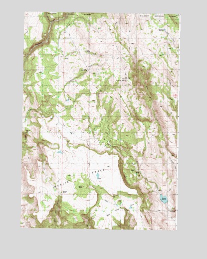 Otis Mountain, OR USGS Topographic Map