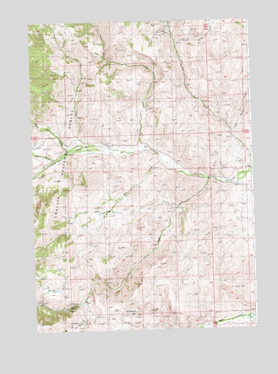 Pats Creek, ID USGS Topographic Map