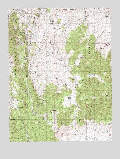 Pinto Summit, NV USGS Topographic Map