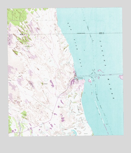 Port Mansfield, TX USGS Topographic Map
