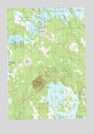 Princeton, ME USGS Topographic Map