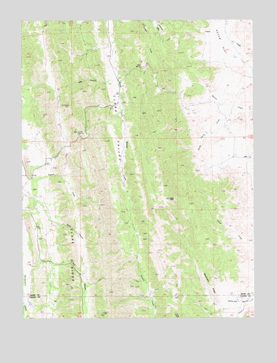 Rail Canyon, CA USGS Topographic Map