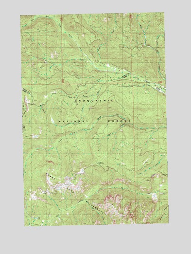 Raven Roost, WA USGS Topographic Map