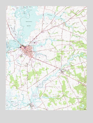 Salem, NJ USGS Topographic Map
