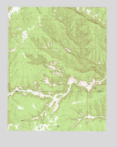 Carcass Canyon, UT USGS Topographic Map