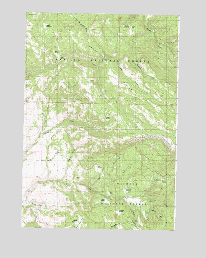 Sharp Ridge, OR USGS Topographic Map