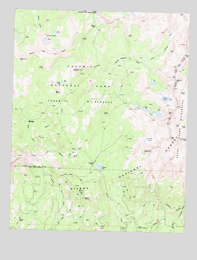 Sing Peak, CA USGS Topographic Map