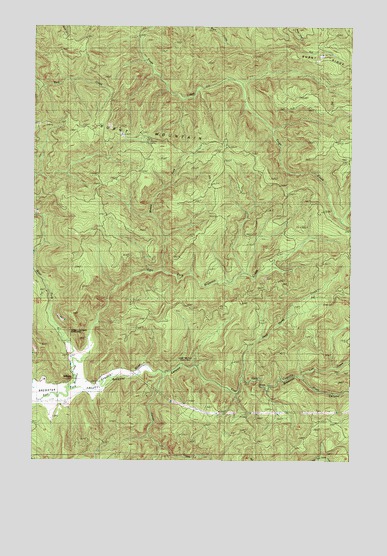 Sitkum, OR USGS Topographic Map