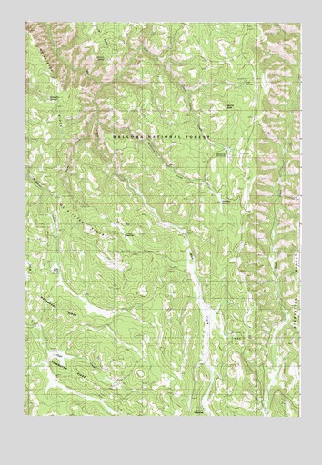 Sled Springs, OR USGS Topographic Map